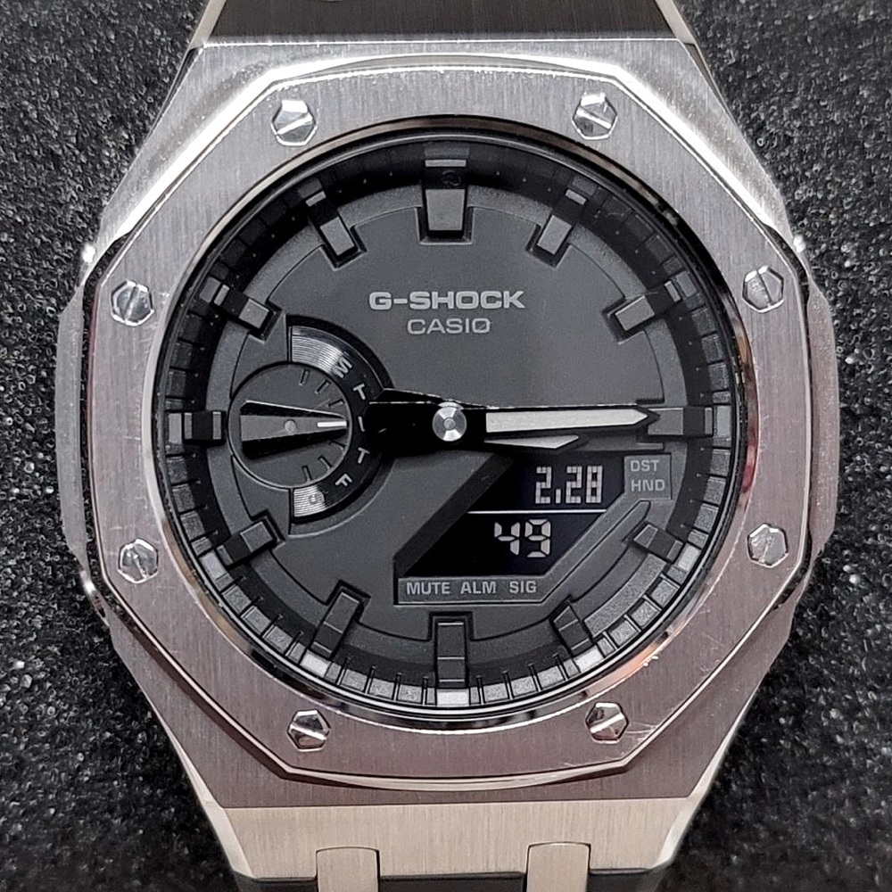 🛑SOLD🛑Custom Casio GShock GA2100-1A1 Full Black Out Version